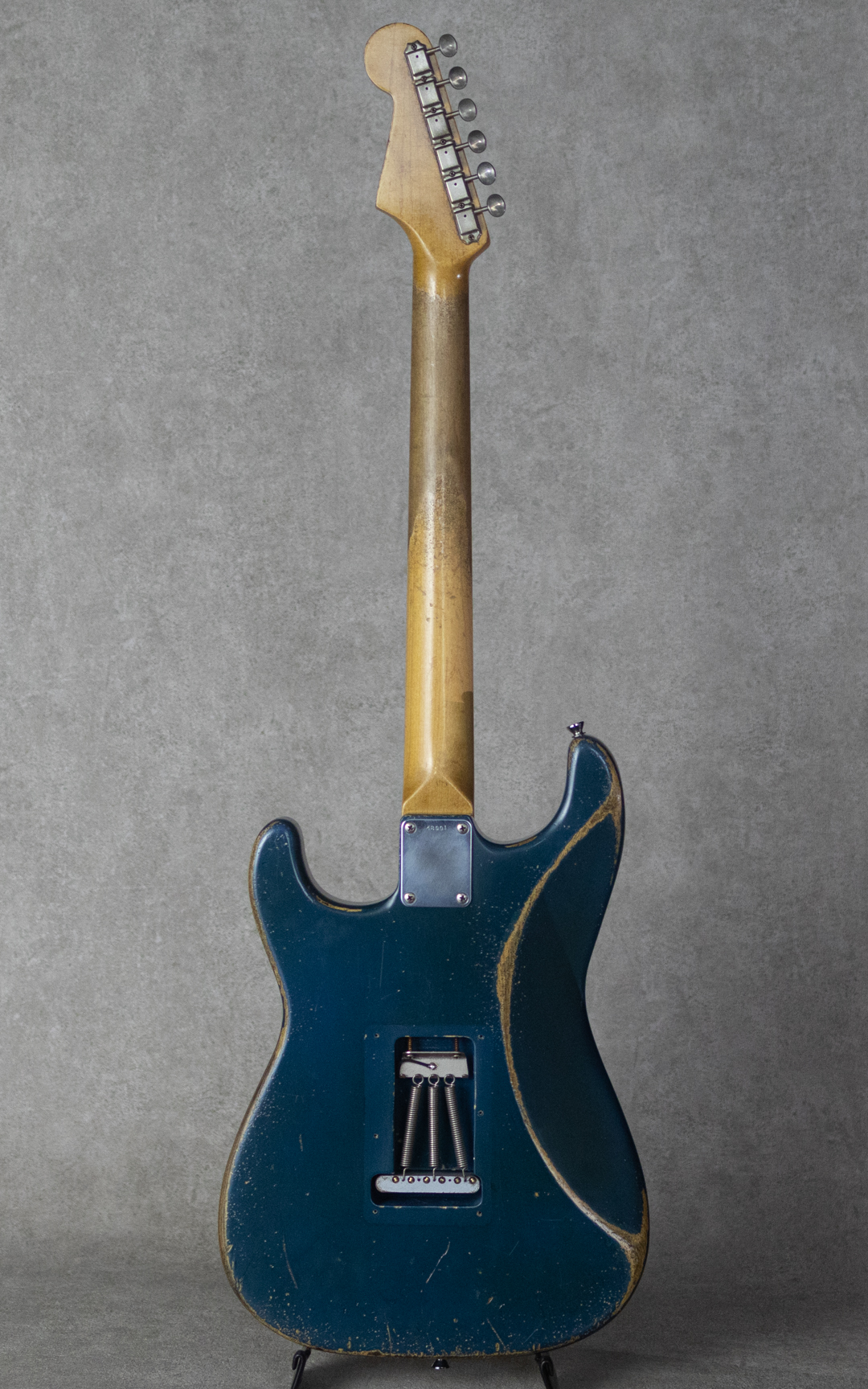 Nacho Guitars Early 60s Contour Body #48001 Heavy Aging Rusted Dark Lake Placid Blue Medium C Neck ナチョ・ギターズ サブ画像3