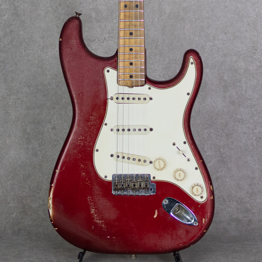 FENDER Stratocaster Candy Apple Red Maple Cap Neck フェンダー