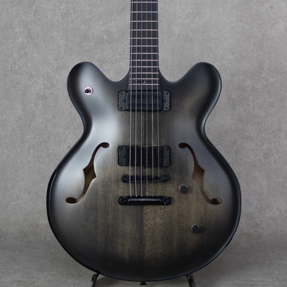 Victor Baker Guitars Model 35 Chambered Semi-hollow Black Smoke Stain S/N:693 ヴィクター ベイカー