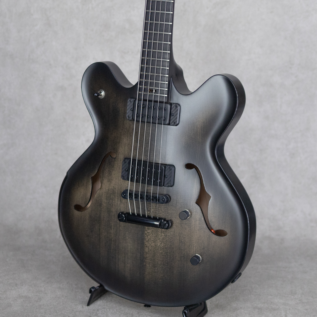 Victor Baker Guitars Model 35 Chambered Semi-hollow Black Smoke Stain S/N:693 ヴィクター ベイカー サブ画像4