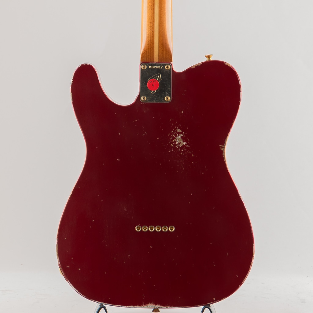 MBS Custom Humbacker Esquire Journeyman Relic/Firemist Red by Jason Smith