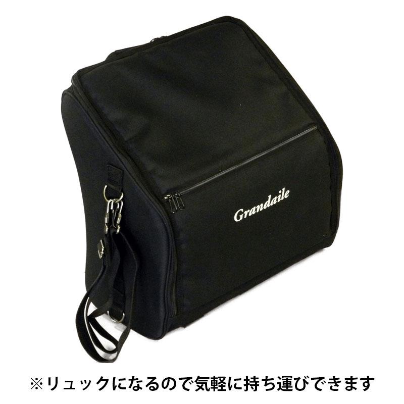 TOMBO GT-96 トンボ アコーディオン Grandaile パッションレッドパール 37鍵 グランデール オリジナルクロスプレゼント 【取り寄せ商品】