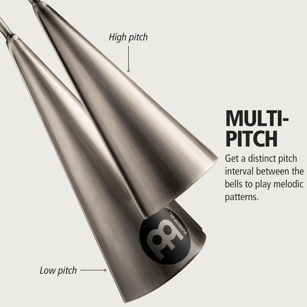 MEINL Percussion マイネル アゴゴ Modern Style A-GO-GO Steel Finish Model Large STBAG2 【国内正規品】