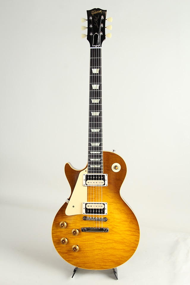 1959 Les Paul Standard Reissue Left Hand VOS Hand Select Top Green Lemon Fade #953493