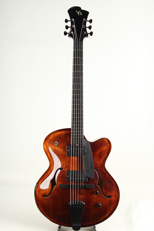 Model 15 Archtop 2 Pickup w/ Ebony Pickguard Light Cello Brown High Gloss Finish 2026