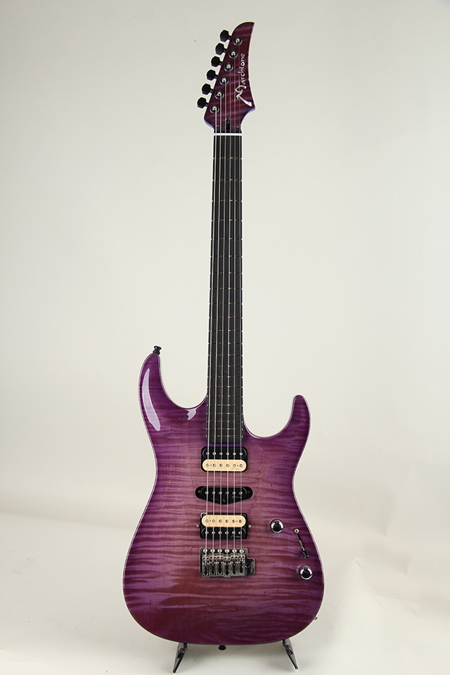 Set Neck Carve Top 1pcs Figured Maple African Mahogany H/S/H Trans Blue 2022