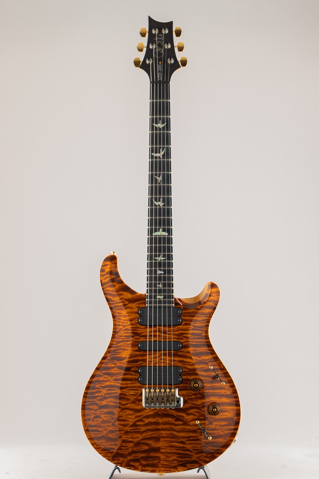 Wood Library JPN LTD 513 “PS Grade Quilted Maple” AG Flame Maple Neck / Ebony FB Yellow Tiger 2016