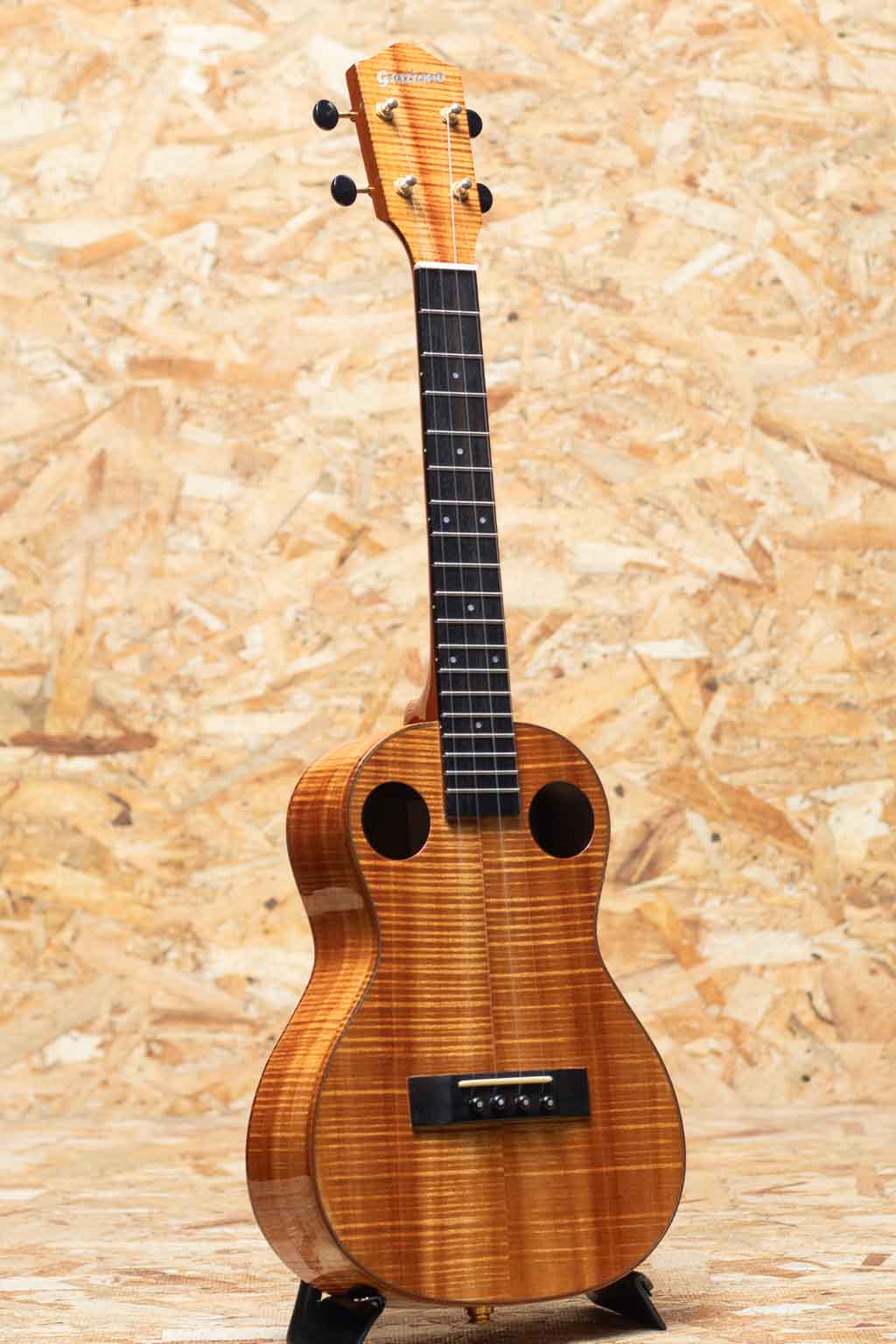 Tenor Koa Double Hole