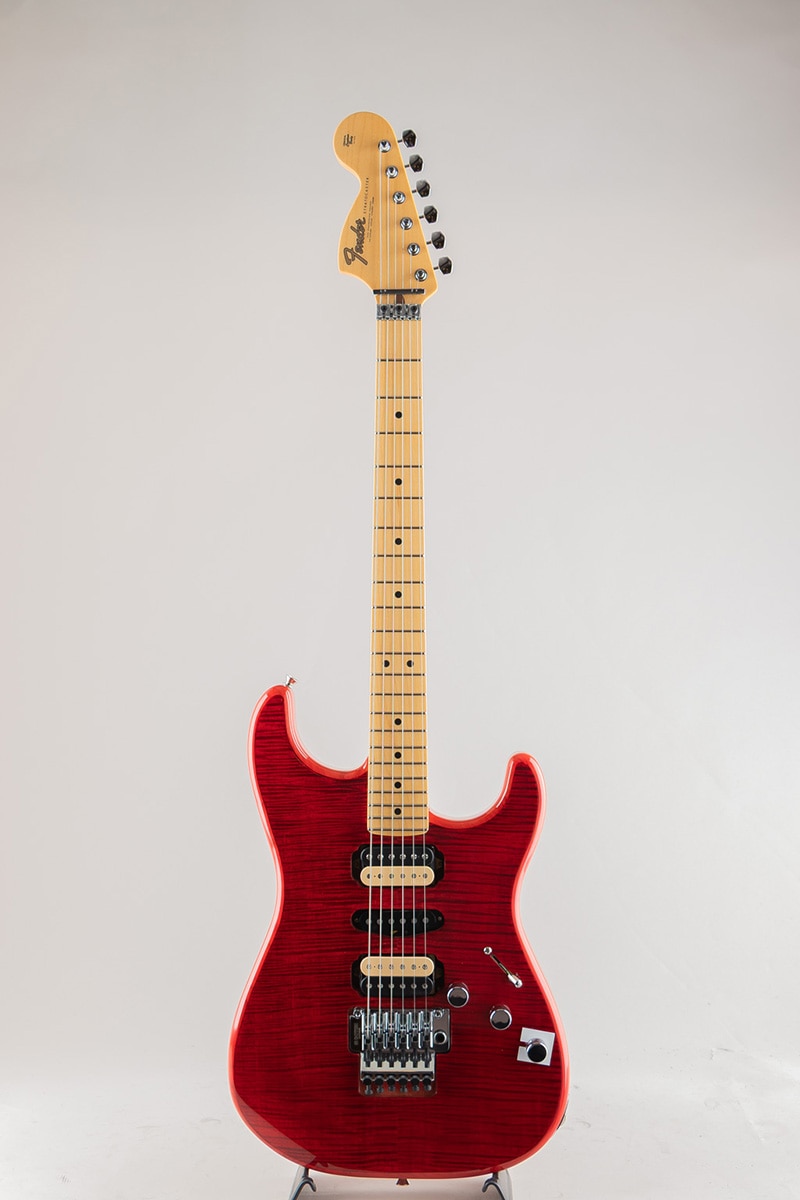 Michiya Haruhata Stratocaster Transparent Pink/Maple Fingerboard