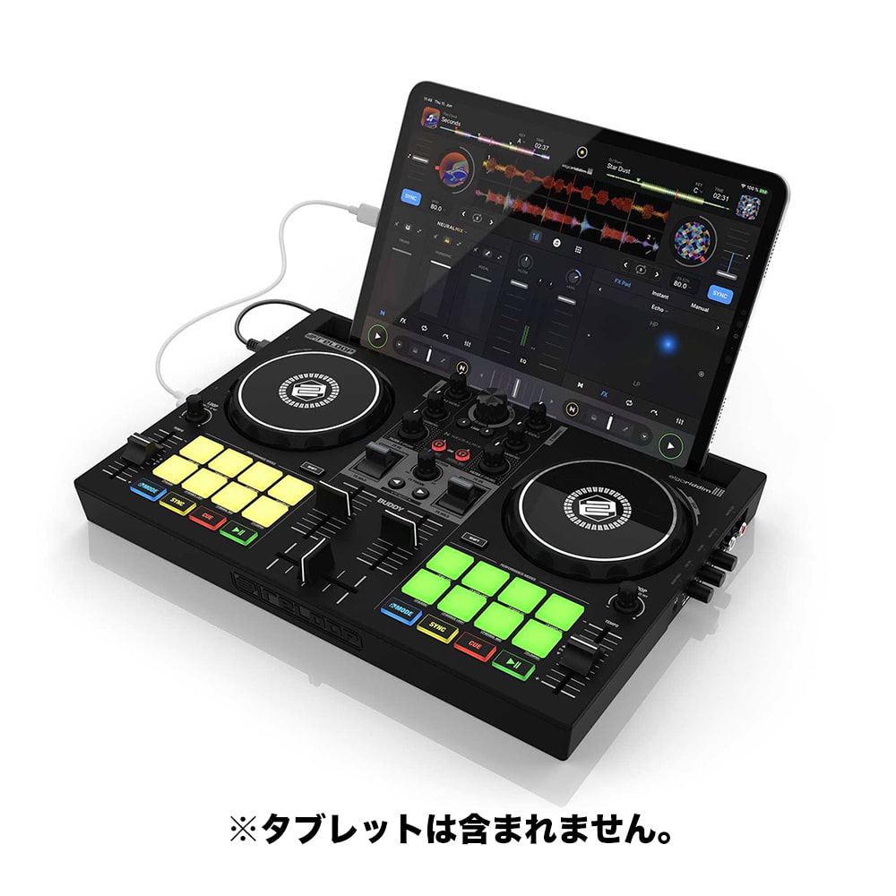 Reloop DJコントローラー BUDDY 【djay + Apple Musicストリーミング 対応機種】