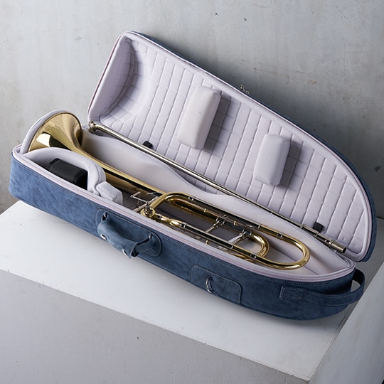 LowBrassCenterオリジナル トロンボーンケース/ブルー ブルー Low Brass Center