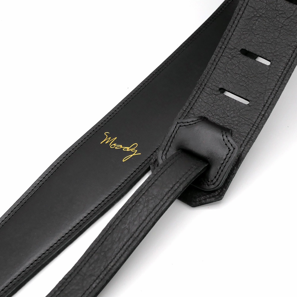 Leather 2.5 Inch Black-Black Standard Tail