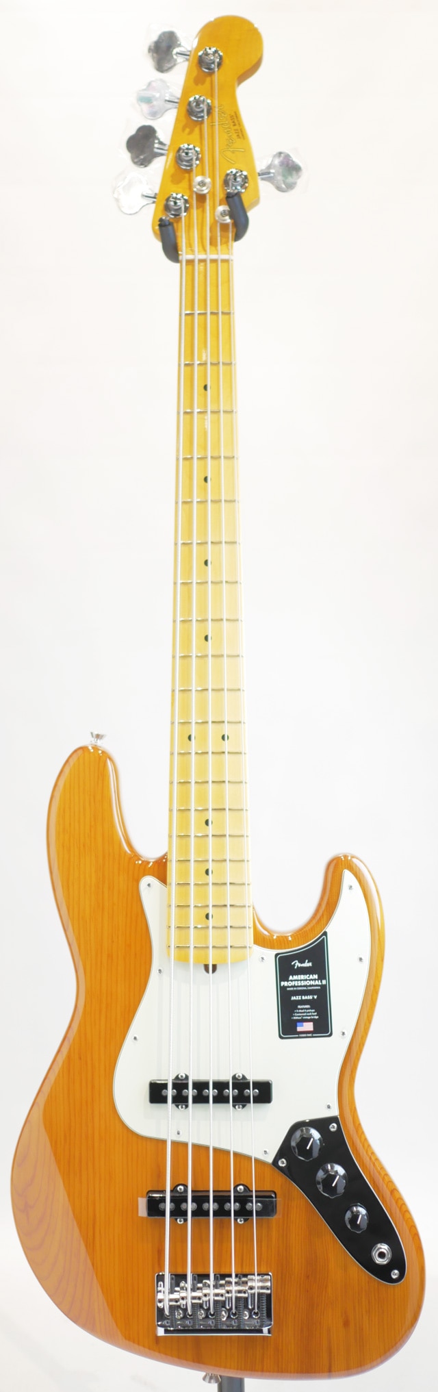 American Professional II Jazz Bass V Roasted Pine / Maple RST PINE/M BASS SIDE