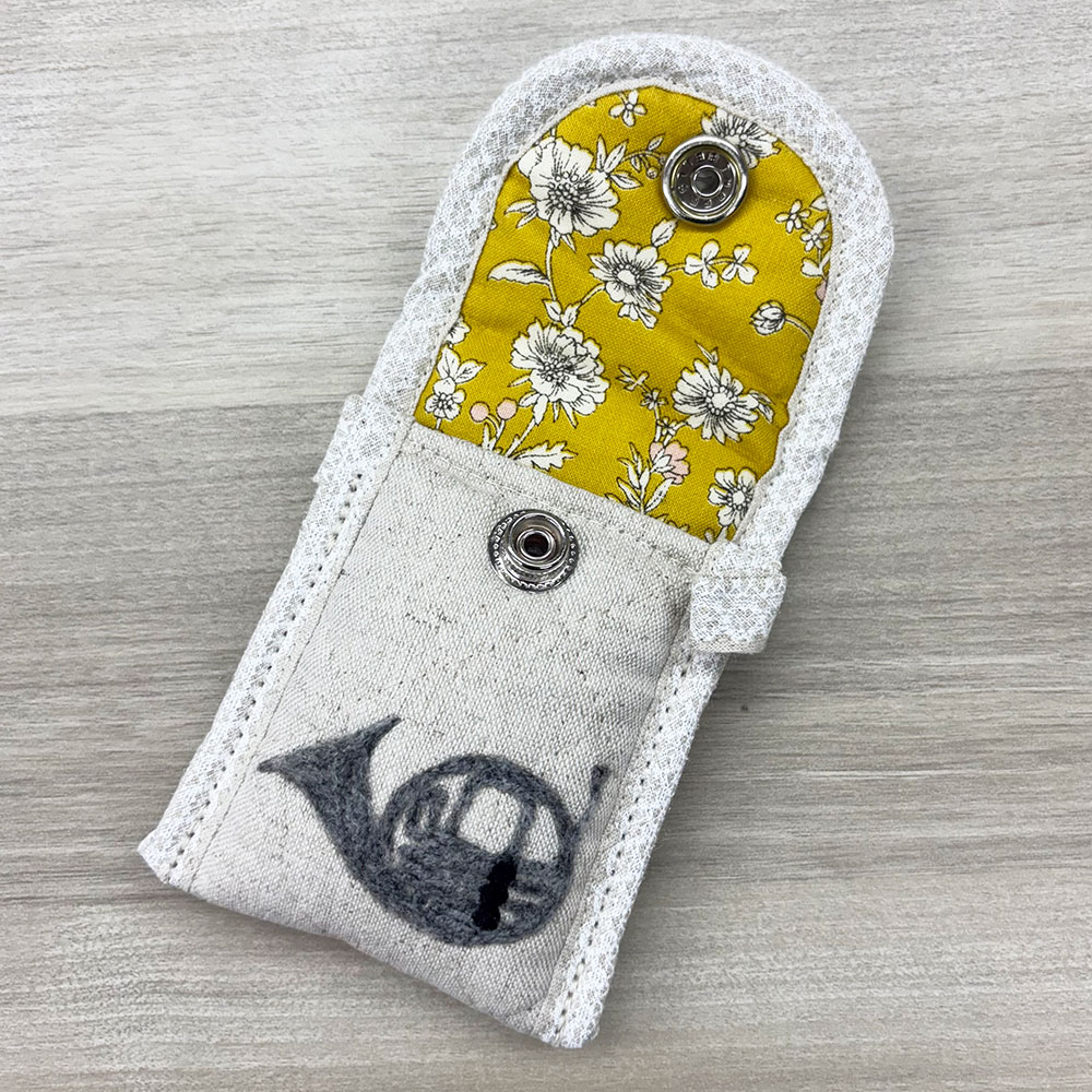 マウスピースポーチ フレンチホルン用 ベージュ ベージュ Wind Forest