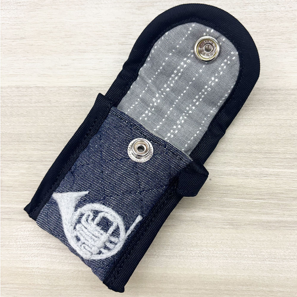 マウスピースポーチ フレンチホルン用 デニム デニム Wind Forest