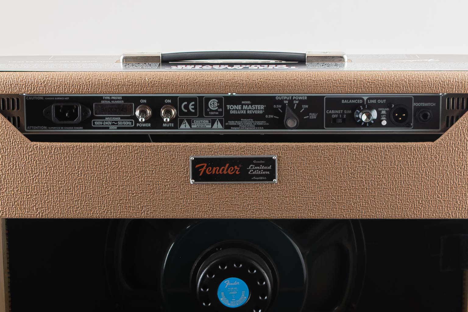 Tone Master Deluxe Reverb Cocoa Nubtex Factory Special Run 100V JP