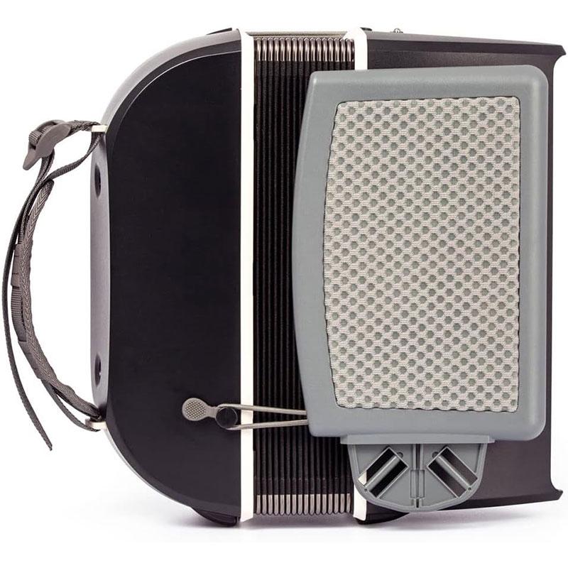 HOHNER ハンディ アコーディオン XS ダークグレー & ホワイト ボタンキー 21ボタン ホーナー オリジナルクロスプレゼント 【取り寄せ商品】