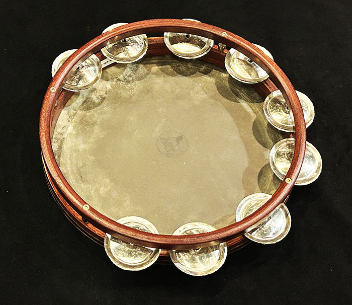 KT-019-0010-100F / 10" S-German Silver Professional Tambourine
