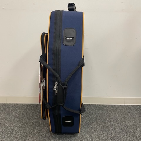 MB(マーカス・ボナ) ソプラノ&アルトサックス ダブルケース【ブルー×イエローエッジ】