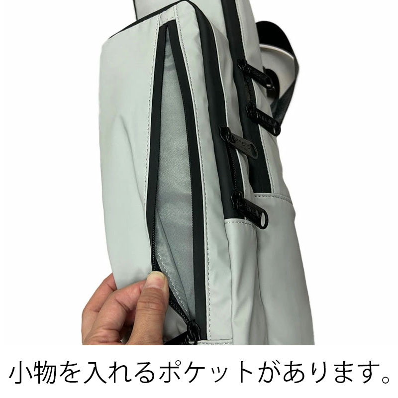 anello × Pearl Flute アネロ コラボレーション ワンショルダーバッグ ANL-FLOS1 GLY ライトグレー