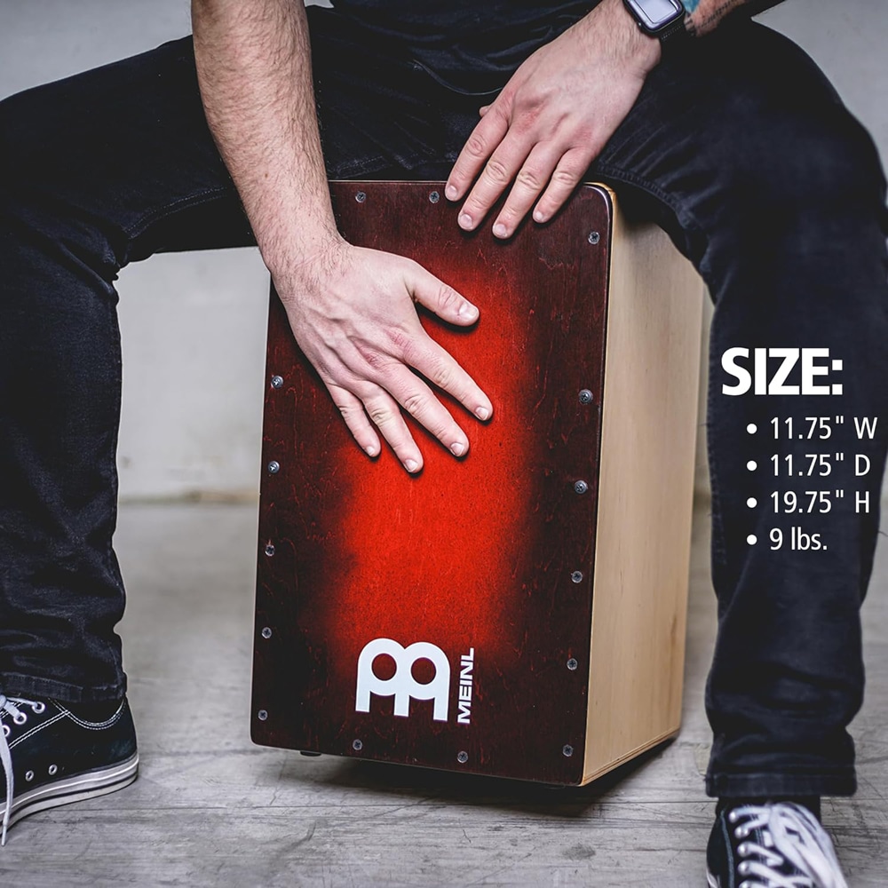 MEINL Percussion マイネル カホン Snare Craft Cajon レッドバースト SC100RDB 【国内正規品】