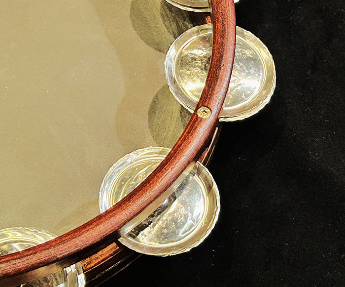 KT-019-0010-100F / 10" S-German Silver Professional Tambourine