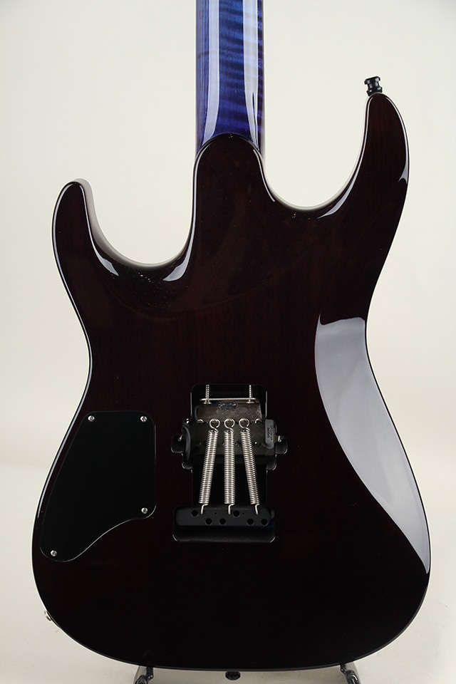 Set Neck Carve Top 1pcs Figured Maple African Mahogany H/S/H Trans Blue 2022