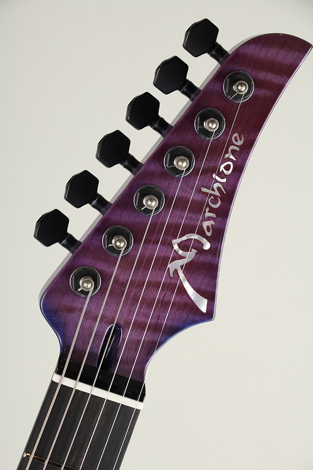 Set Neck Carve Top 1pcs Figured Maple African Mahogany H/S/H Trans Blue 2022