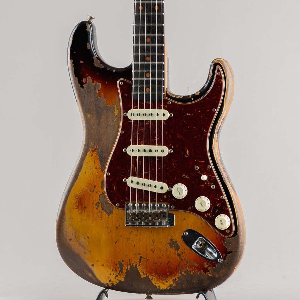Limited Edition Roasted '61 Stratocaster Super Heavy Relic Aged 3-Color Sunburst 2023