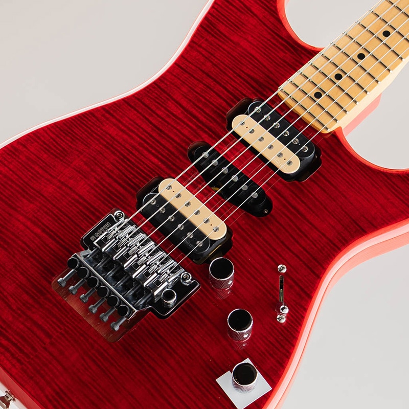 Michiya Haruhata Stratocaster Transparent Pink/Maple Fingerboard