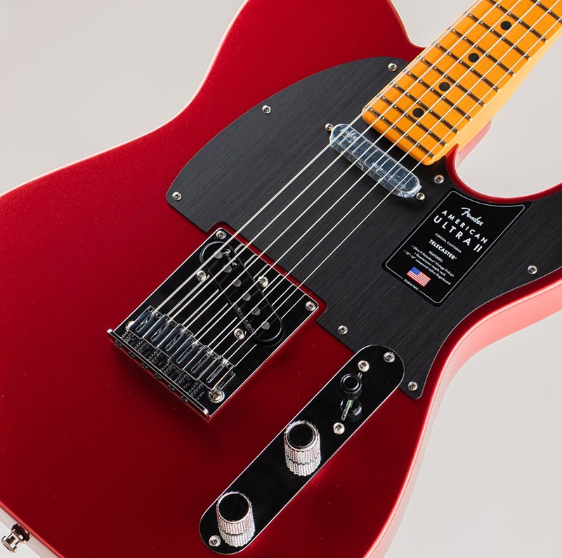 American Ultra II Telecaster/Sinister Red/Maple Fingerboard