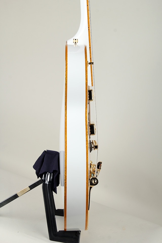 Synchromatic Falcon Hollow Body Single-Cut with Bigsby Ebony Snowcrest White【S/N CYGC25060197】