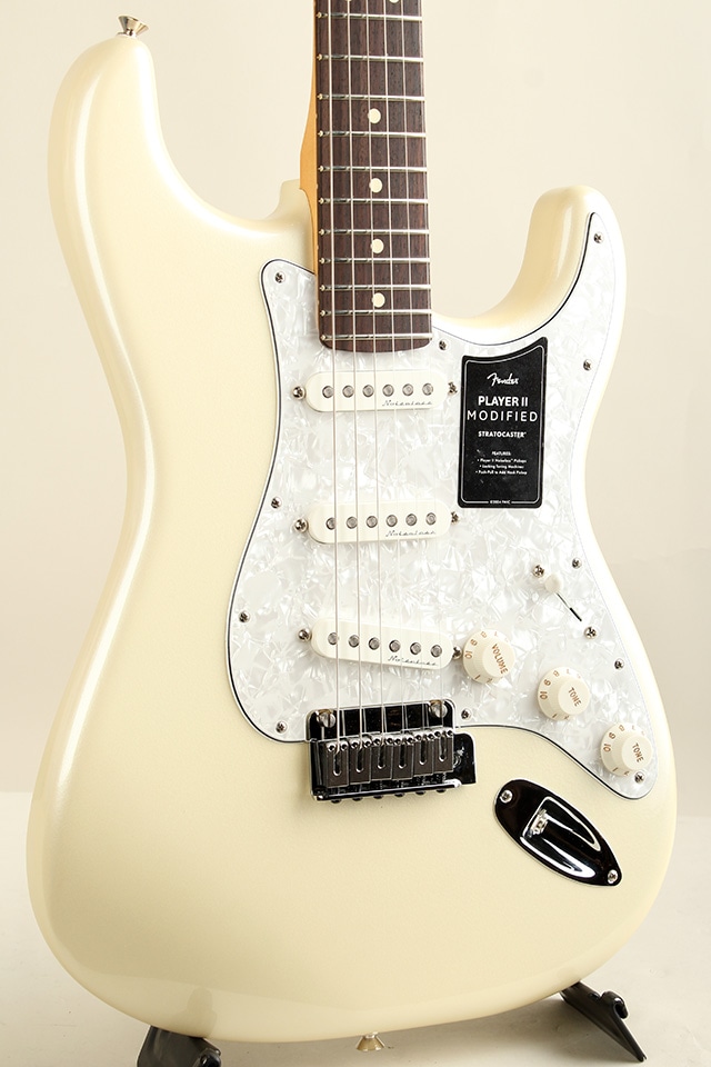 Player II Modified Stratocaster RW Olympic Pearl【S/N MX25005983】