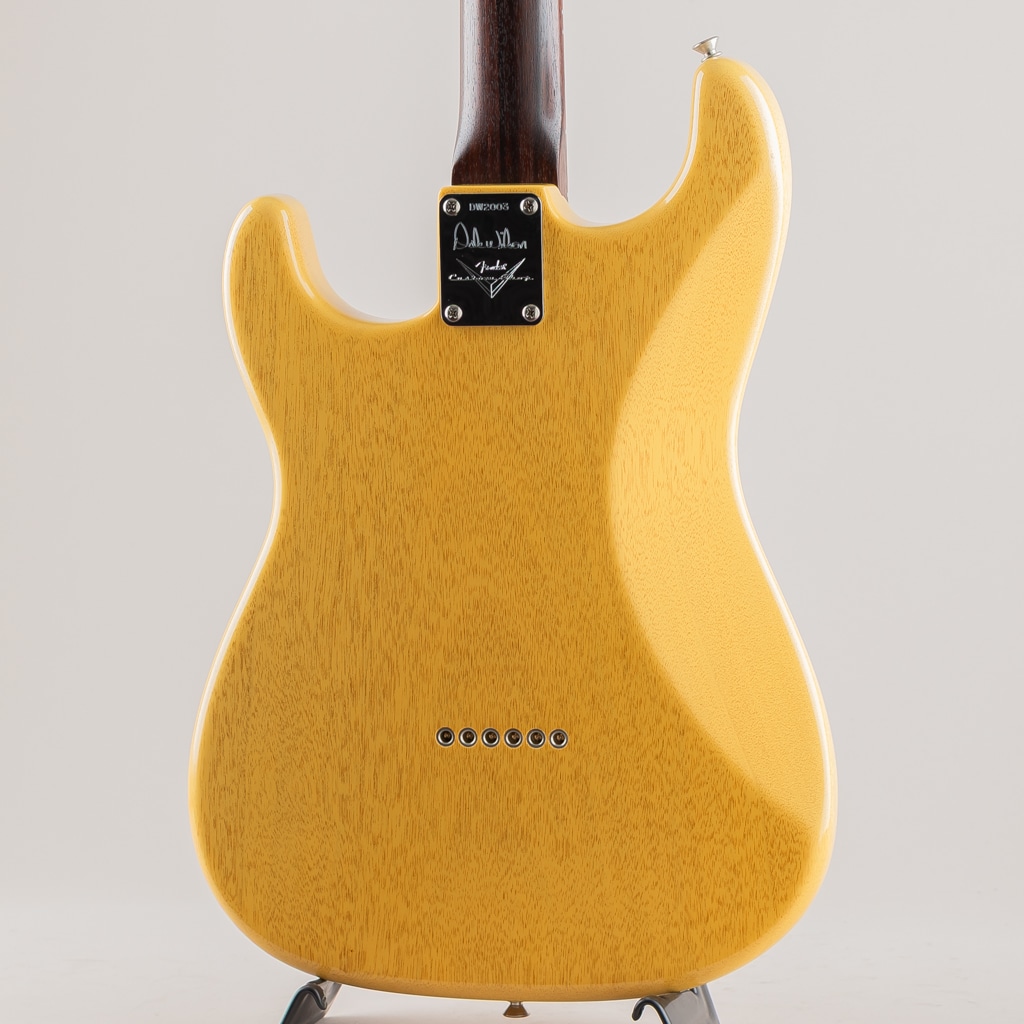 MBS Custom 50's Mahogany Stratocaster NOS Hardtail TV Yellow Built by Dale Wilson 2011