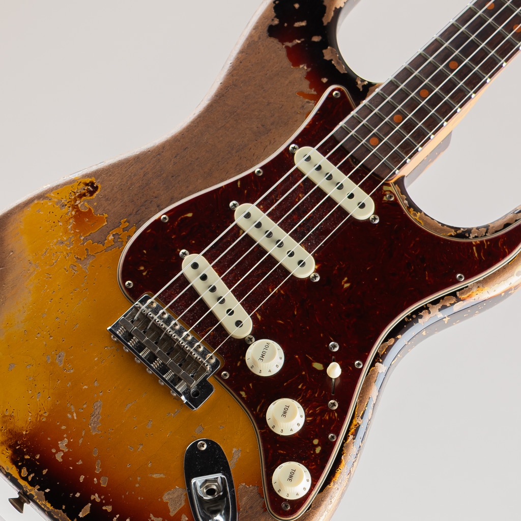 Limited Edition Roasted '61 Stratocaster Super Heavy Relic Aged 3-Color Sunburst 2023