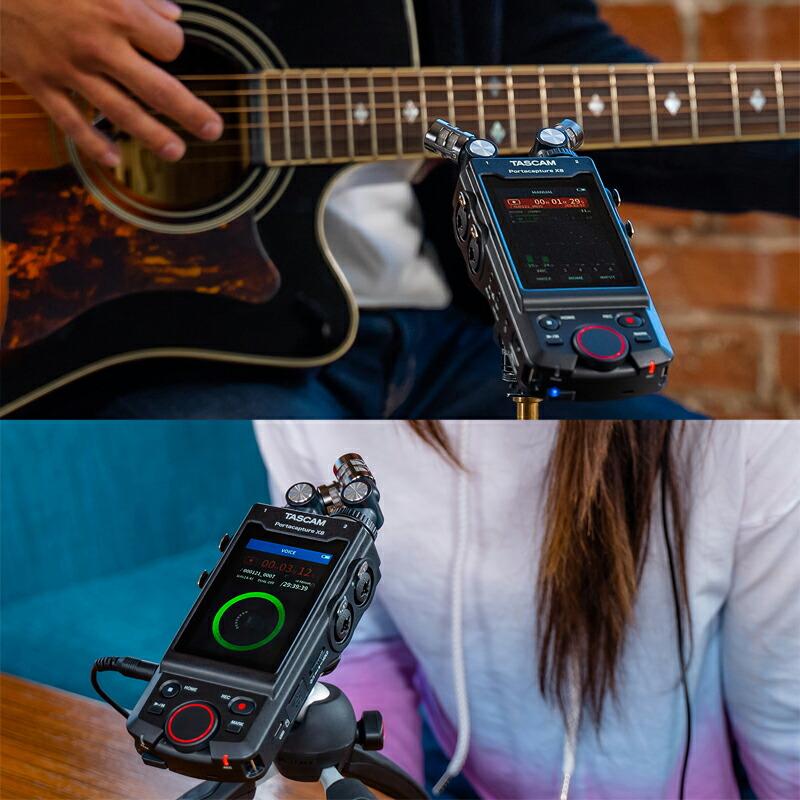 《限定数 送料無料》TASCAM タスカム Portacapture X8 + AK-BT1 リモートコントロール用Bluetoothアダプター セット
