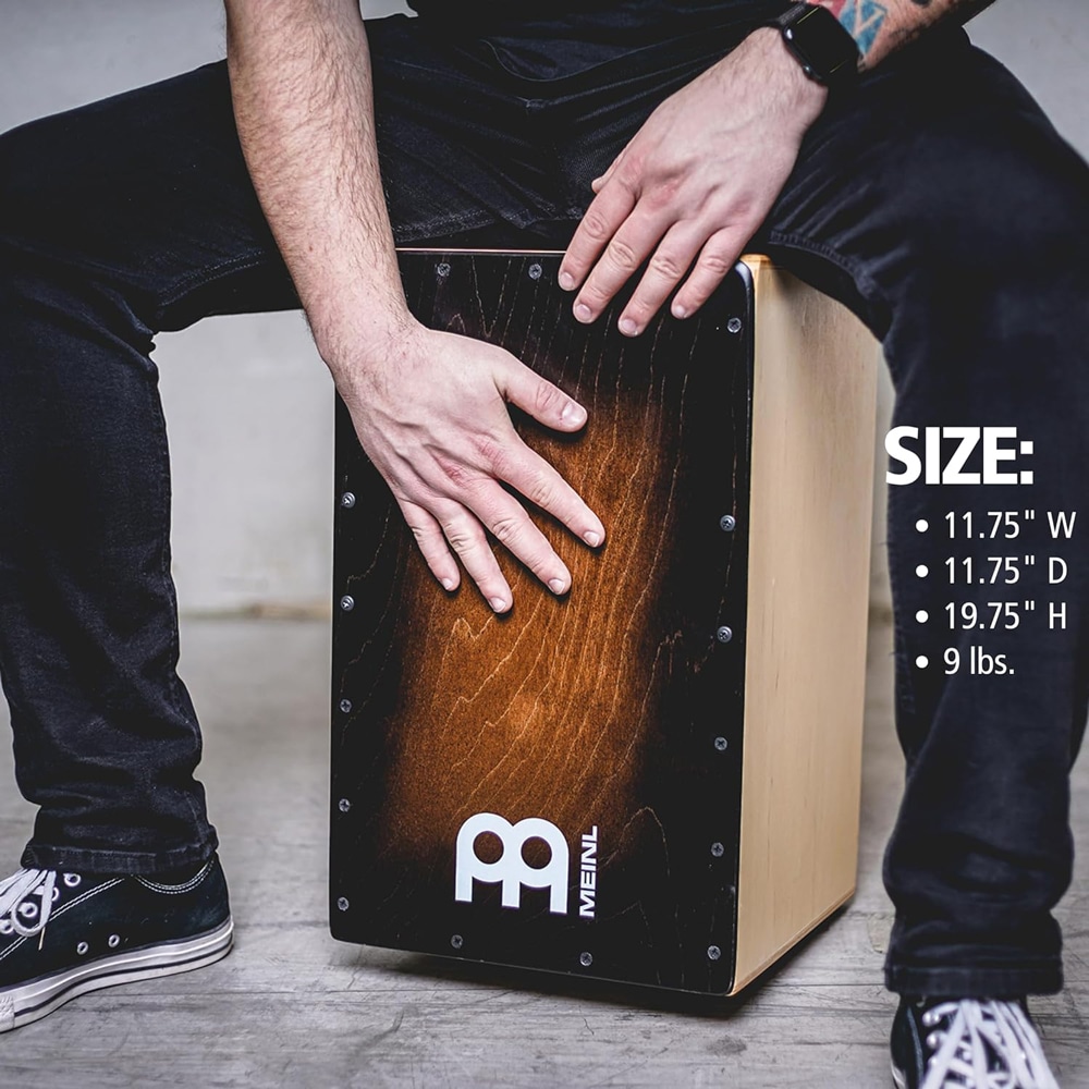 MEINL Percussion マイネル カホン Snare Craft Cajon ブラウンバースト SC100BRB 【国内正規品】
