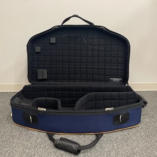 MB(マーカス・ボナ) ソプラノ&アルトサックス ダブルケース【ブルー×イエローエッジ】