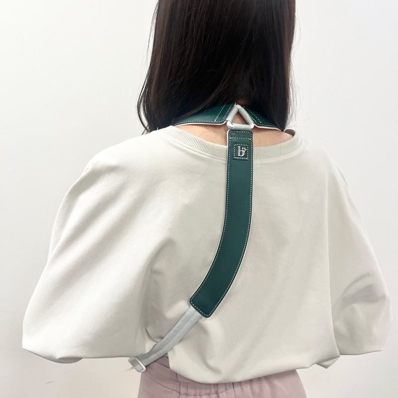 ブレステイキングサックスストラップ三木楽器200周年限定カラー【オーシャンブルー×ホワイト Sサイズ】 ホワイト S Wind Forest