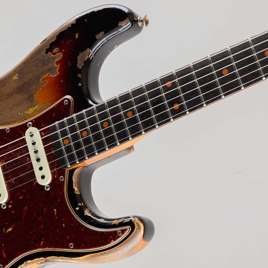 Limited Edition Roasted '61 Stratocaster Super Heavy Relic Aged 3-Color Sunburst 2023