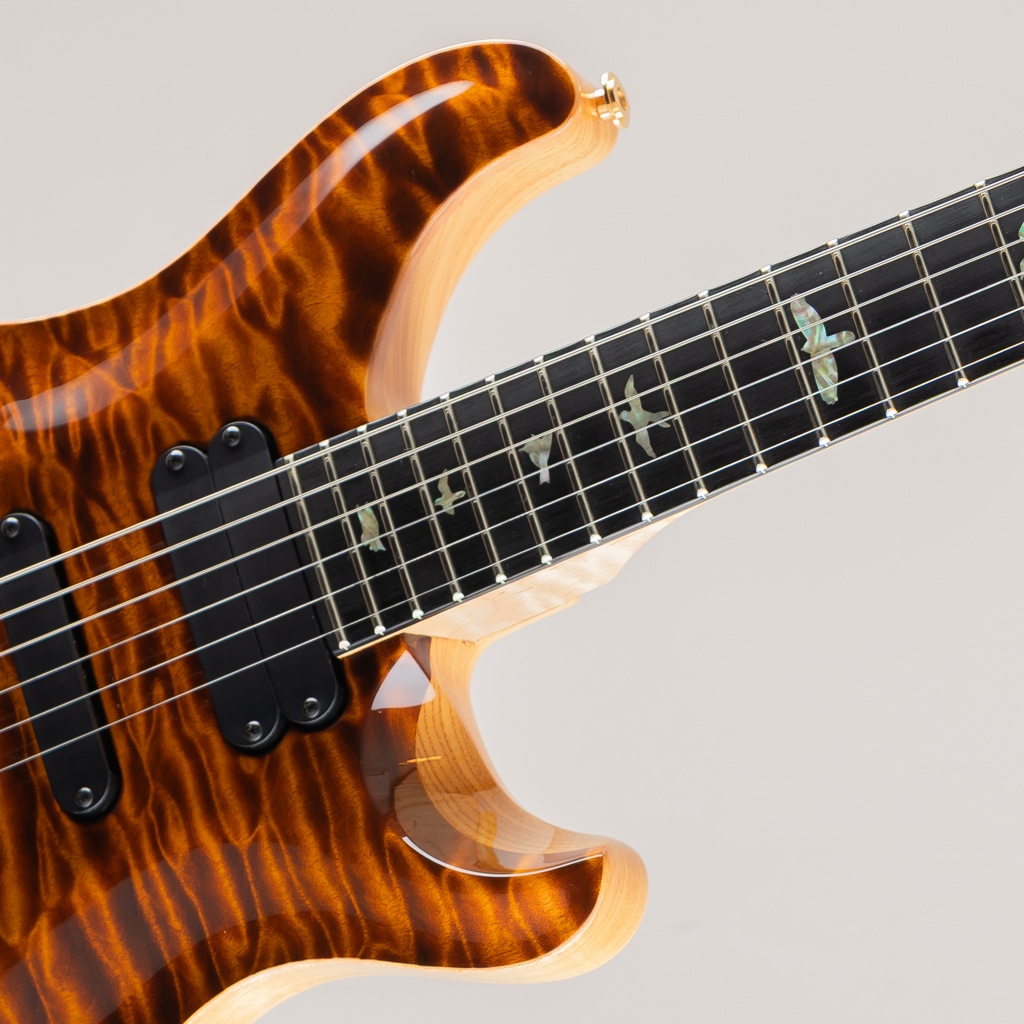 Wood Library JPN LTD 513 “PS Grade Quilted Maple” AG Flame Maple Neck / Ebony FB Yellow Tiger 2016