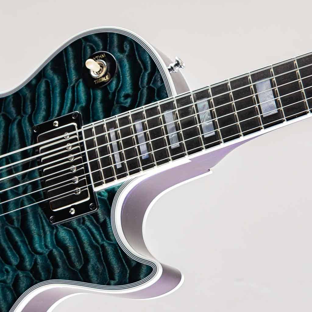 1968 Les Paul Custom 7A Quilt Top Nordic Blue No Guard Gloss【S/N:511528】