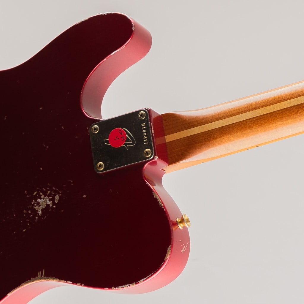 MBS Custom Humbacker Esquire Journeyman Relic/Firemist Red by Jason Smith