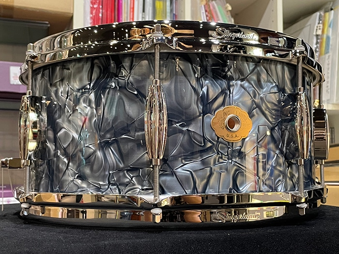 SLFP6514SSK069 / Radio King Artist Snare Drum Black Diamond Pearl 14×6.5