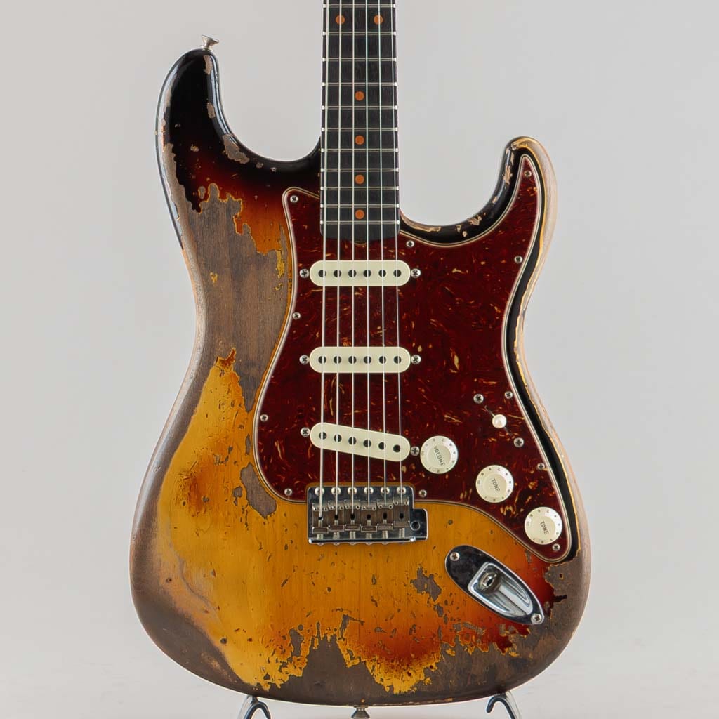 Limited Edition Roasted '61 Stratocaster Super Heavy Relic Aged 3-Color Sunburst 2023