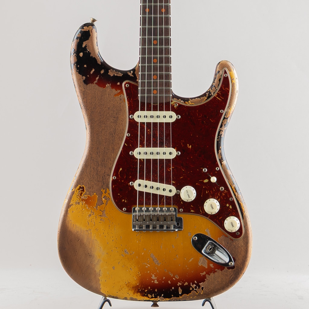 Limited Edition Roasted '61 Stratocaster Super Heavy Relic Aged 3-Color Sunburst 2023