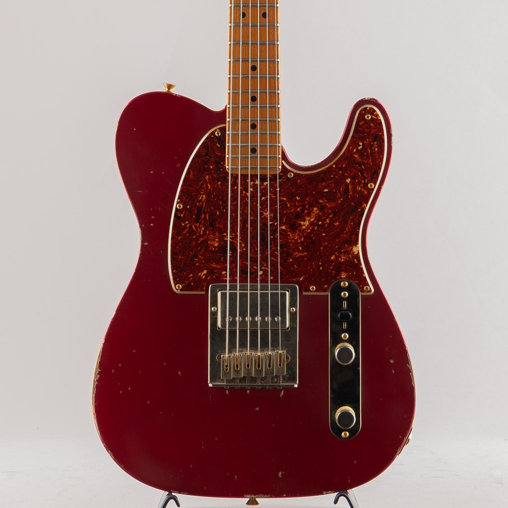 MBS Custom Humbacker Esquire Journeyman Relic/Firemist Red by Jason Smith