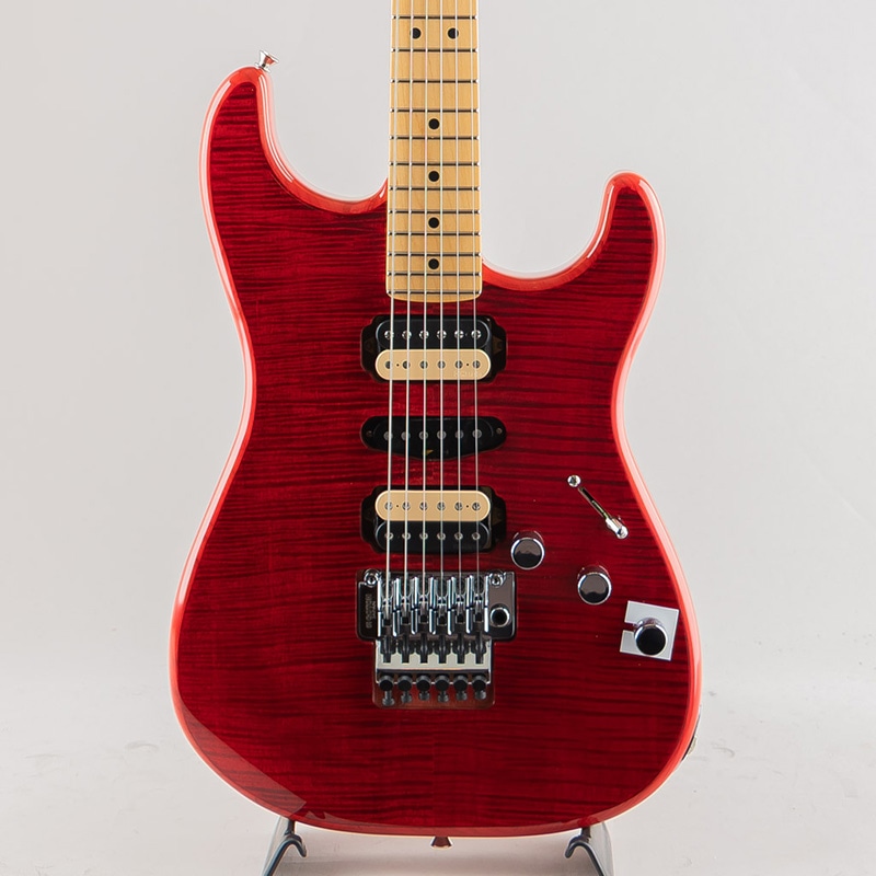 Michiya Haruhata Stratocaster Transparent Pink/Maple Fingerboard