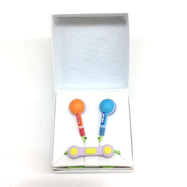 《アウトレット》KOTORI 101+ オレンジ&ブルー Orange Blue リモートマイク付き カスタムデザイン 有線イヤホン