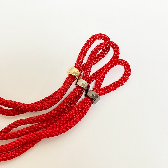 トロンボーンスライド用ストラップ 7ポジトド君 レッド/ゴールド ゴールド Low Brass Center